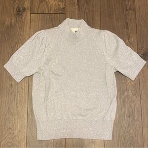 NWOT Micheal Khors sparkly silver sweater